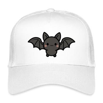 Cute Bat - Kids’ Trucker Cap - white - Front