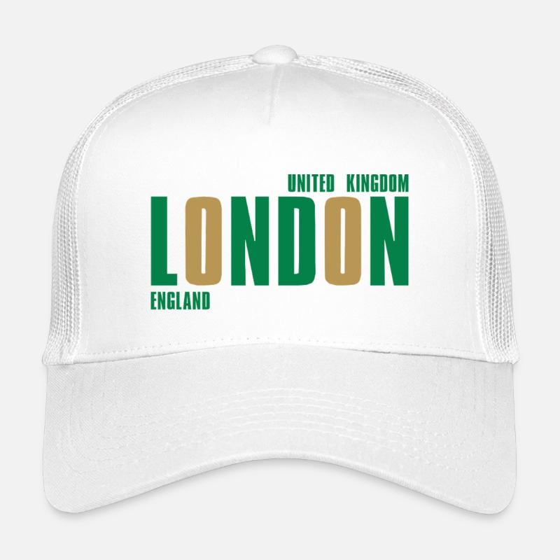 London – England Lyric Design Kids’ Trucker Cap