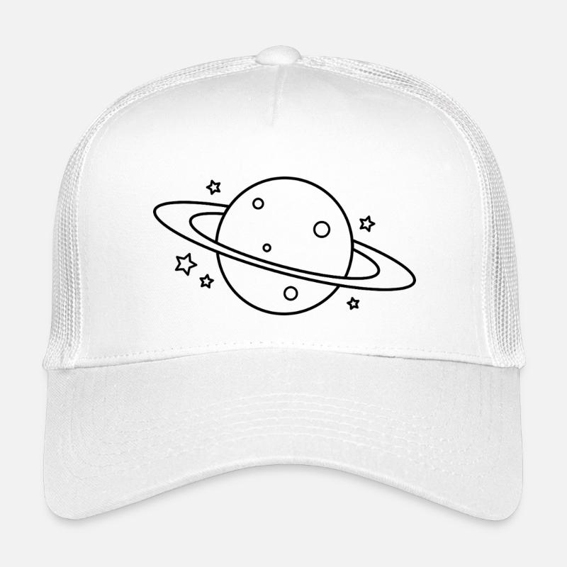 Planet - Kinder Trucker-Cap - Weiß