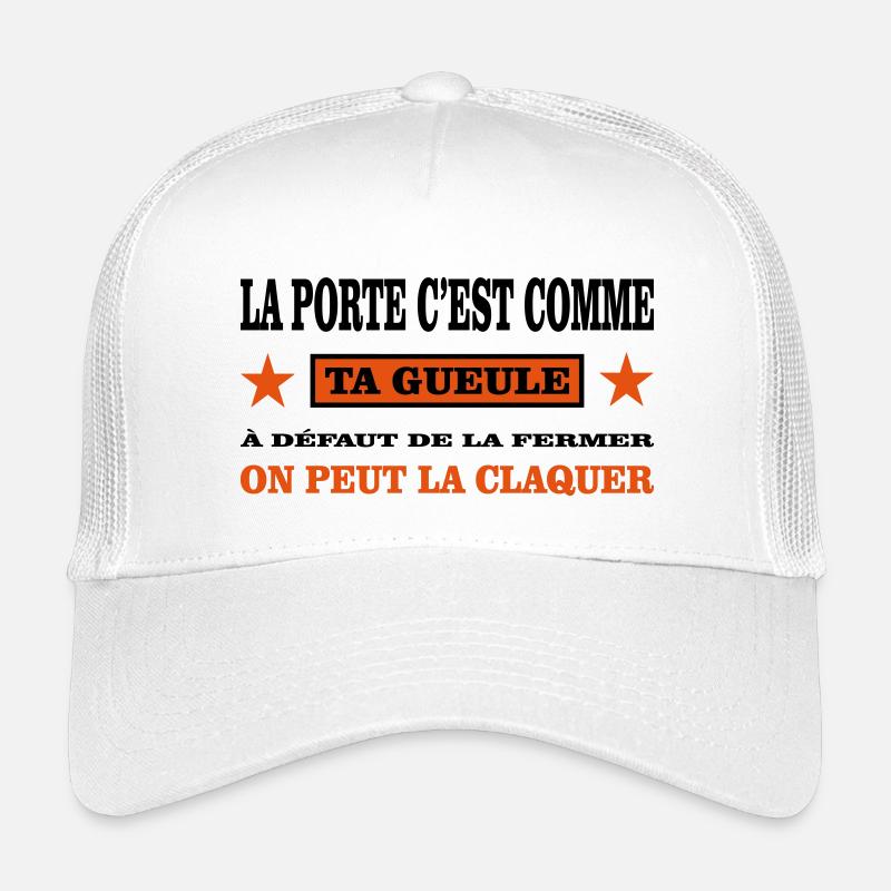 Halt den Mund - Kinder Trucker-Cap - Weiß