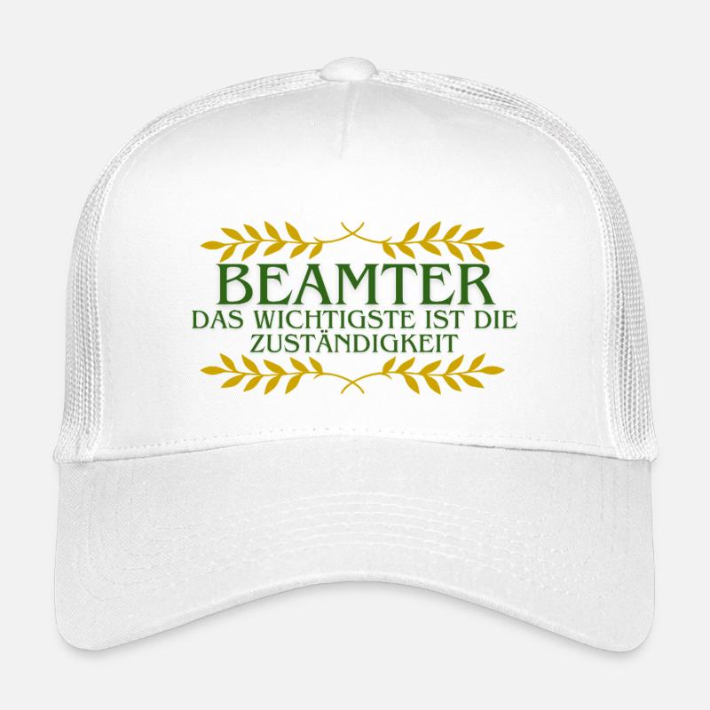 Beamter: Verantwortung zählt - Kinder Trucker-Cap - Weiß
