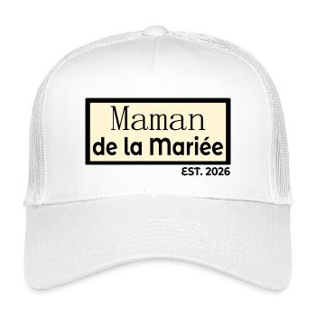 Mommy of the Bride 2026 - Kids’ Trucker Cap - white - Front