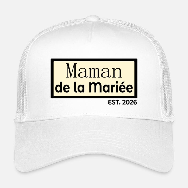 Maman de la Mariée 2026 Casquette trucker enfant