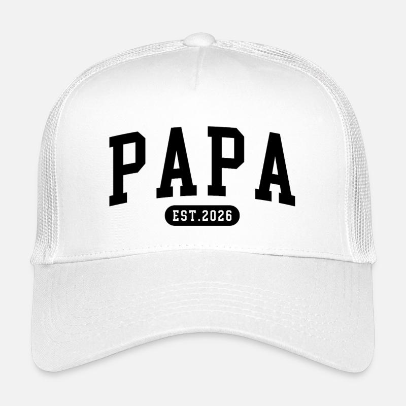 Geschenk für werdende Väter Papa 2026 Kinder Trucker-Cap