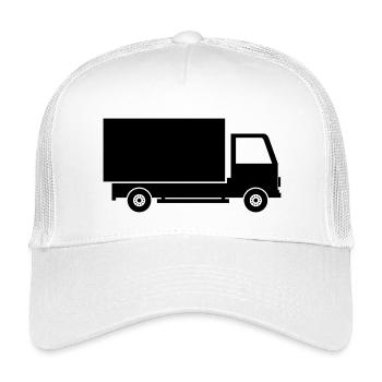 Delivery Box Truck - Kids’ Trucker Cap - white - Front