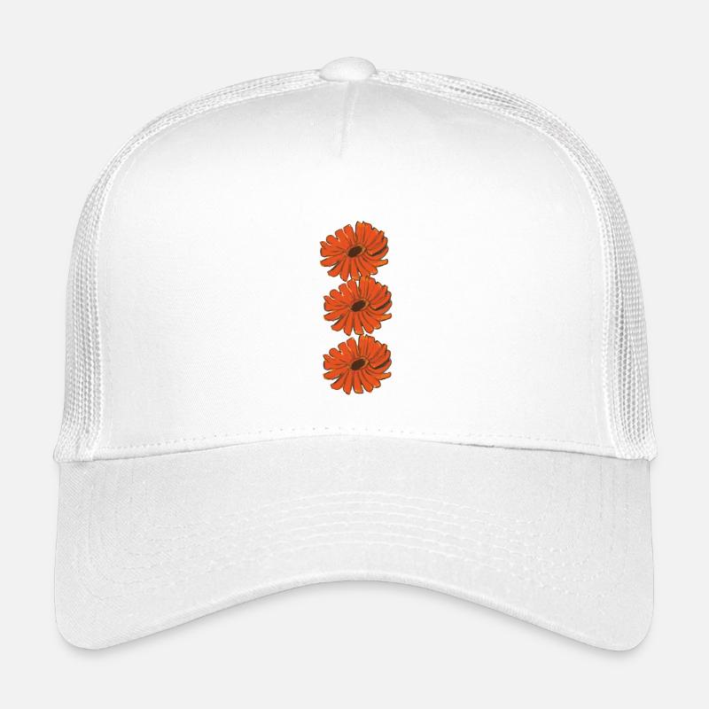 calendula RINGELBLUME - Kinder Trucker-Cap - Weiß