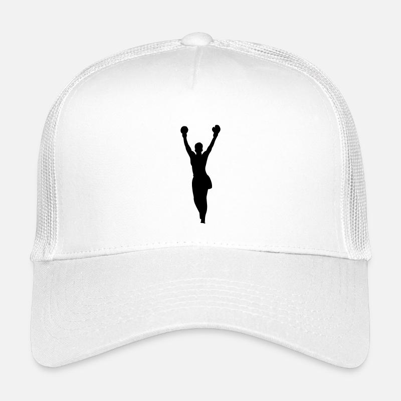 boxe boxe - Casquette trucker enfant - blanc