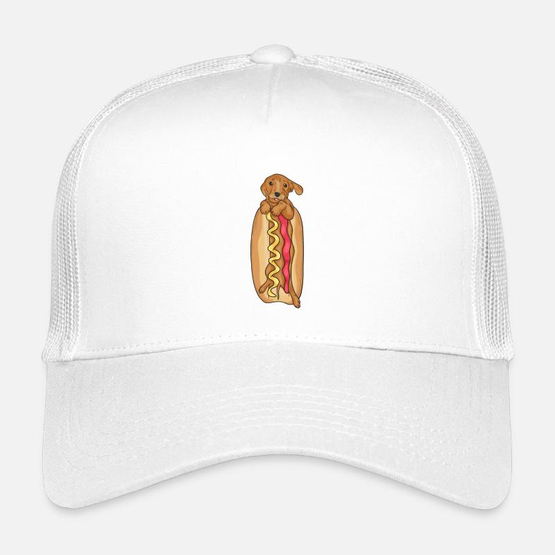 Wursthund - Kinder Trucker-Cap - Weiß