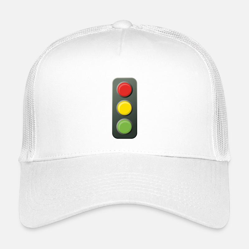Traffic light - Kids’ Trucker Cap - white