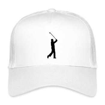 Golfeur - Casquette trucker enfant - blanc - Devant