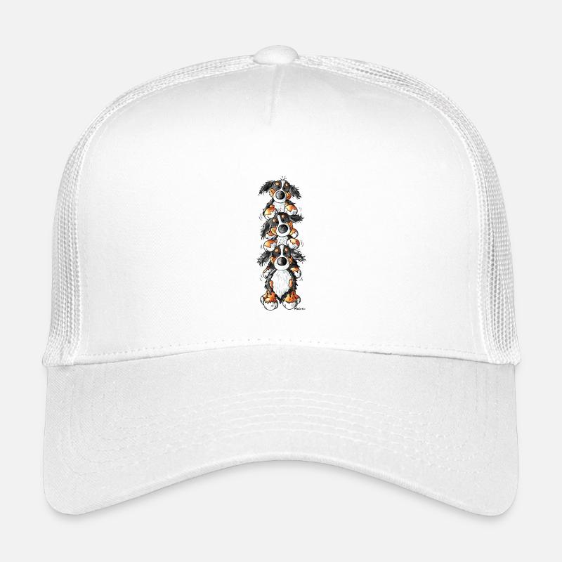 Goldige Berner Sennenhunde - Hunde - Kinder Trucker-Cap - Weiß