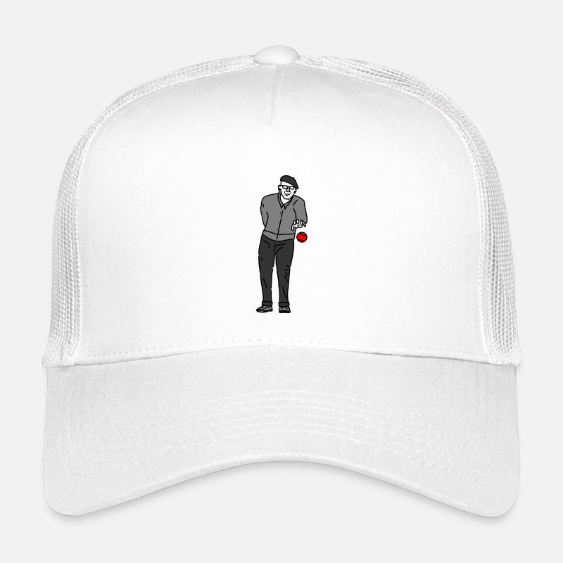 Joueur de pétanque gaucher Casquette trucker enfant