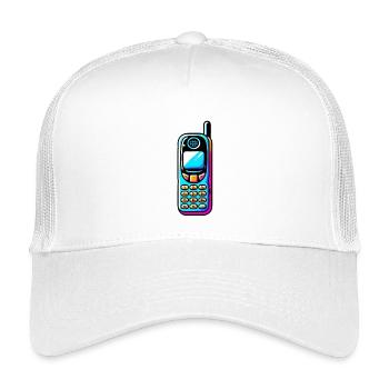 90s Handys - Wir hatten Snake, keine Apps - Kinder Trucker-Cap - Weiß - Vorne