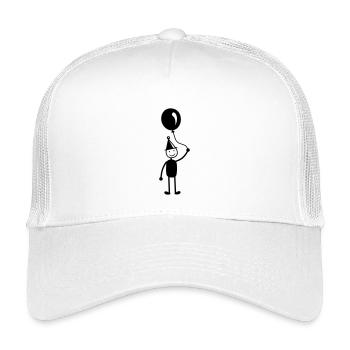 Geburtstag Ballon - Kinder Trucker-Cap - Weiß - Vorne