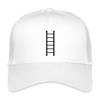 Wooden ladder - Kids’ Trucker Cap - white - Front