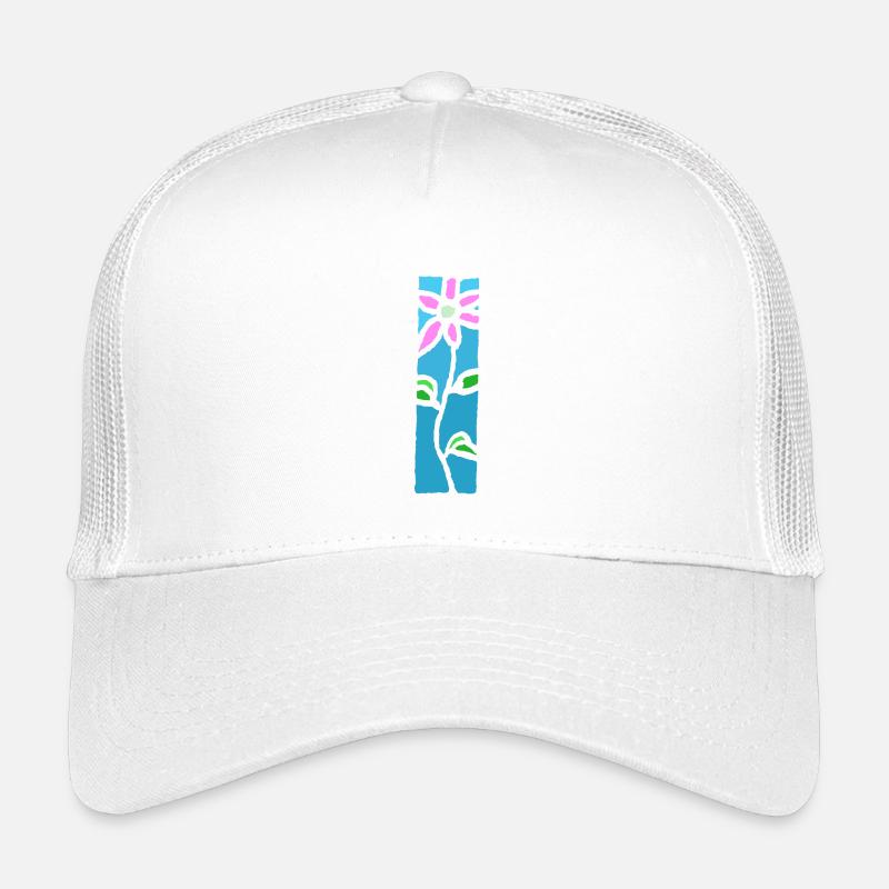 Ornament Blume - Farben Blumen & Natur Design Kinder Trucker-Cap