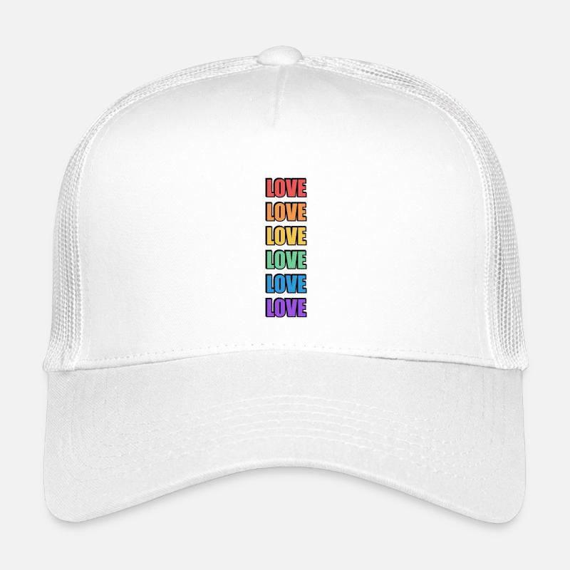 Regenbogen Liebe LGBT Stolz Kinder Trucker-Cap