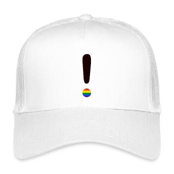 laut und stolz - Kinder Trucker-Cap - Weiß - Vorne