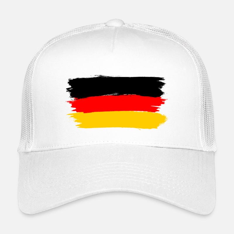 Germany ✅ Flag Germany Flag ✔ - Kids’ Trucker Cap - white