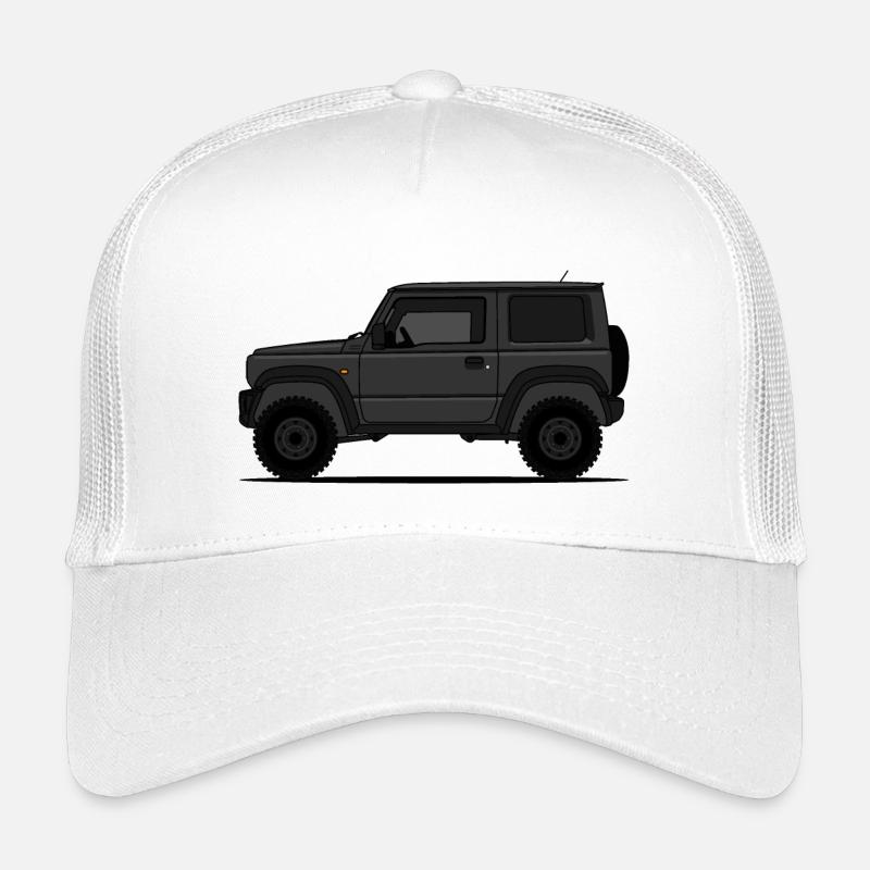 Jimny Schwarz - Kinder Trucker-Cap - Weiß