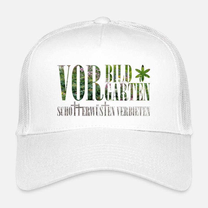 Vorbild Vorgarten - Kinder Trucker-Cap - Weiß
