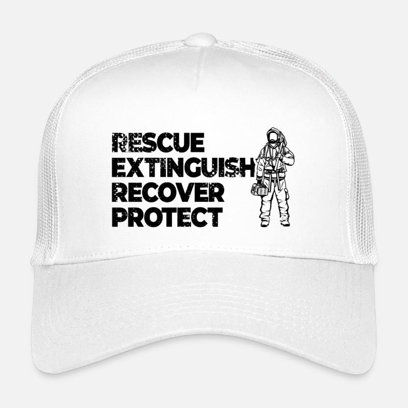 Motivation des pompiers Casquette trucker enfant