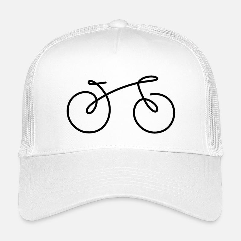 Bicycle Line - Casquette trucker enfant - blanc