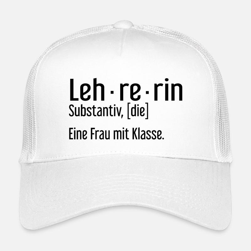 Beste Lehrerin der Welt – eine Frau mit Klasse Kinder Trucker-Cap
