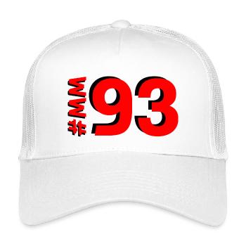 MM93 2025 - Kids’ Trucker Cap - white - Front