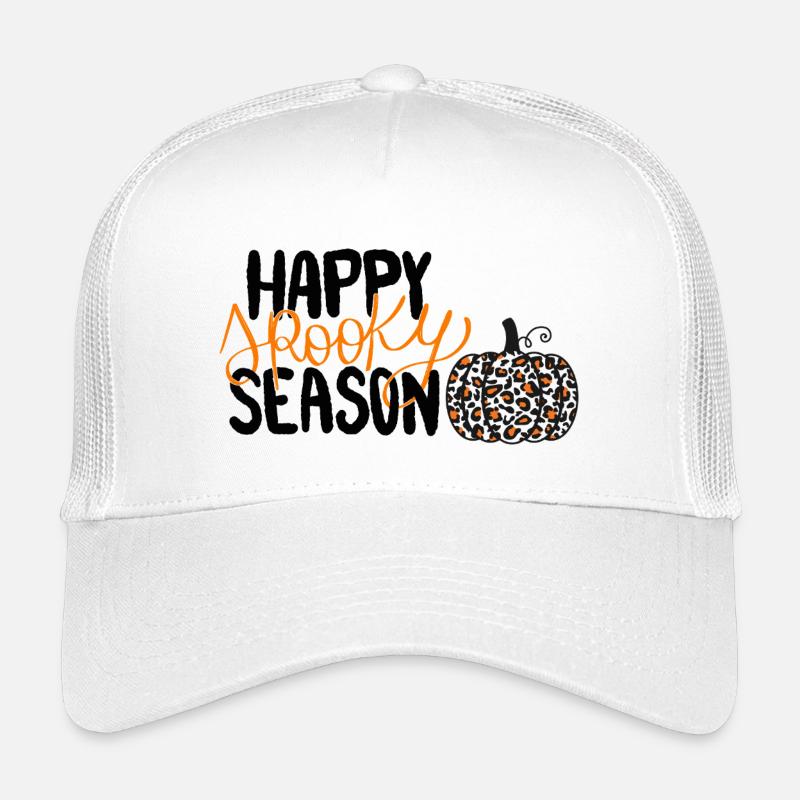 Spooky Season - Kinder Trucker-Cap - Weiß