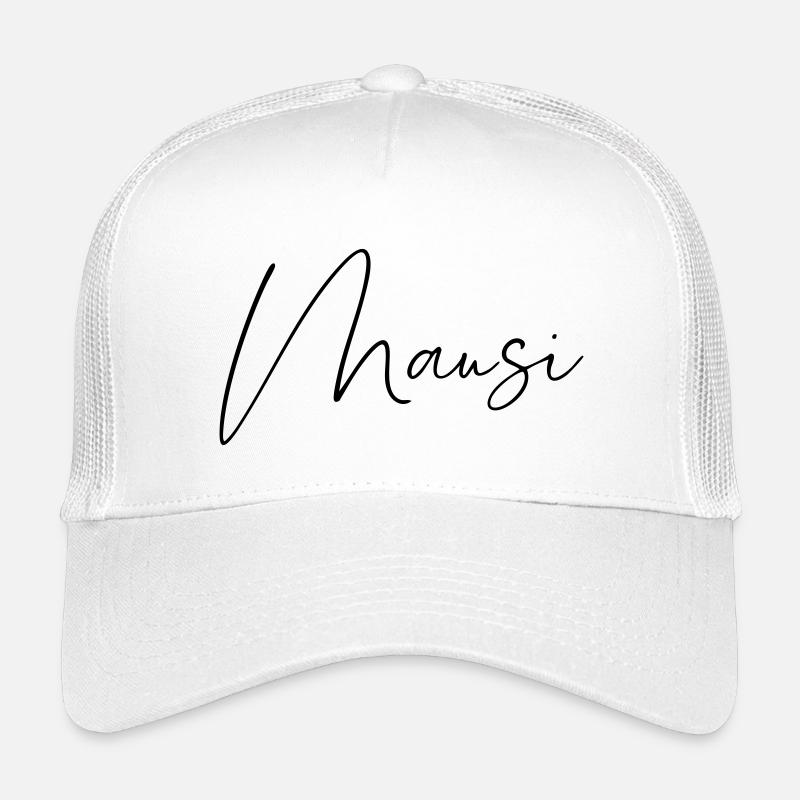 mausi / handschrift design - Kinder Trucker-Cap - Weiß