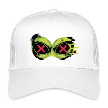 Neon X Goggles - Kids’ Trucker Cap - white - Front