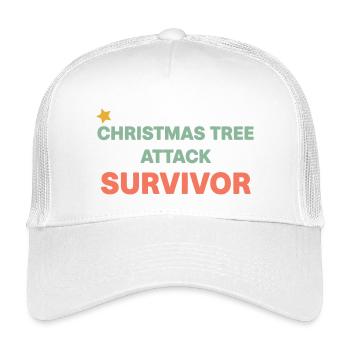 Survivant Arbre Noël - Casquette trucker enfant - blanc - Devant