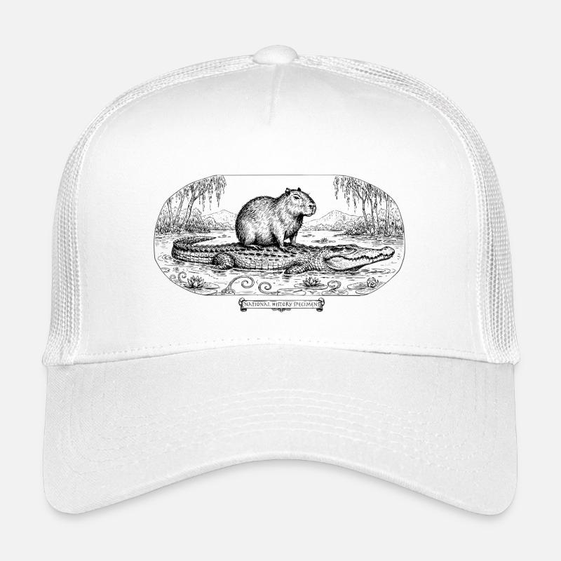 Croco et Capybara Casquette trucker enfant