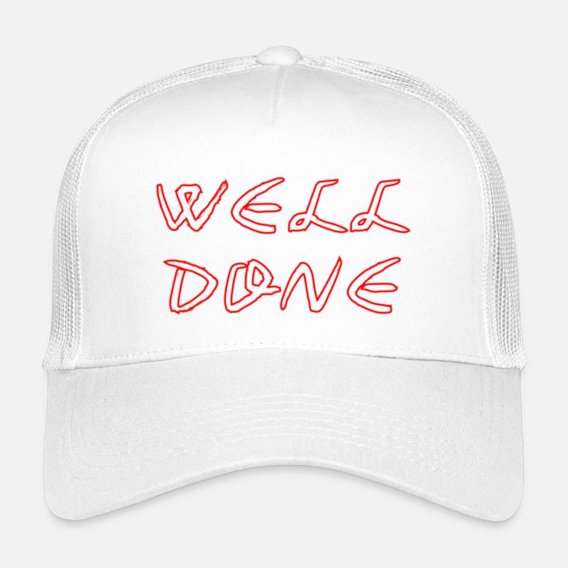 WELL_DONE - Kinder Trucker-Cap - Weiß