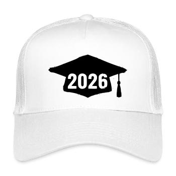 Doctoral Degree 2026 Grunge - Kids’ Trucker Cap - white - Front