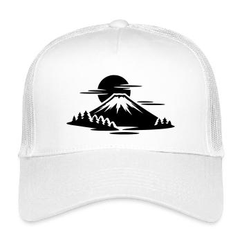Mount Fuji - Kids’ Trucker Cap - white - Front