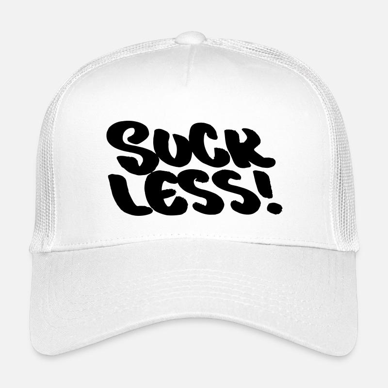 Suck Less! Be good! Kinder Trucker-Cap