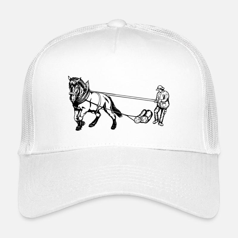 Holzrücker avec cheval Casquette trucker enfant