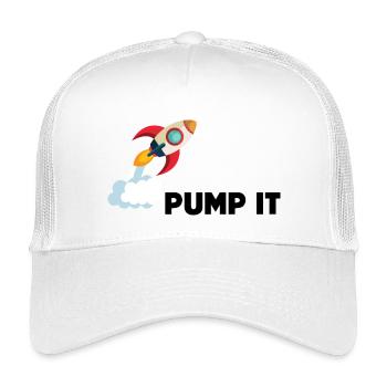 Pump it - Casquette trucker enfant - blanc - Devant