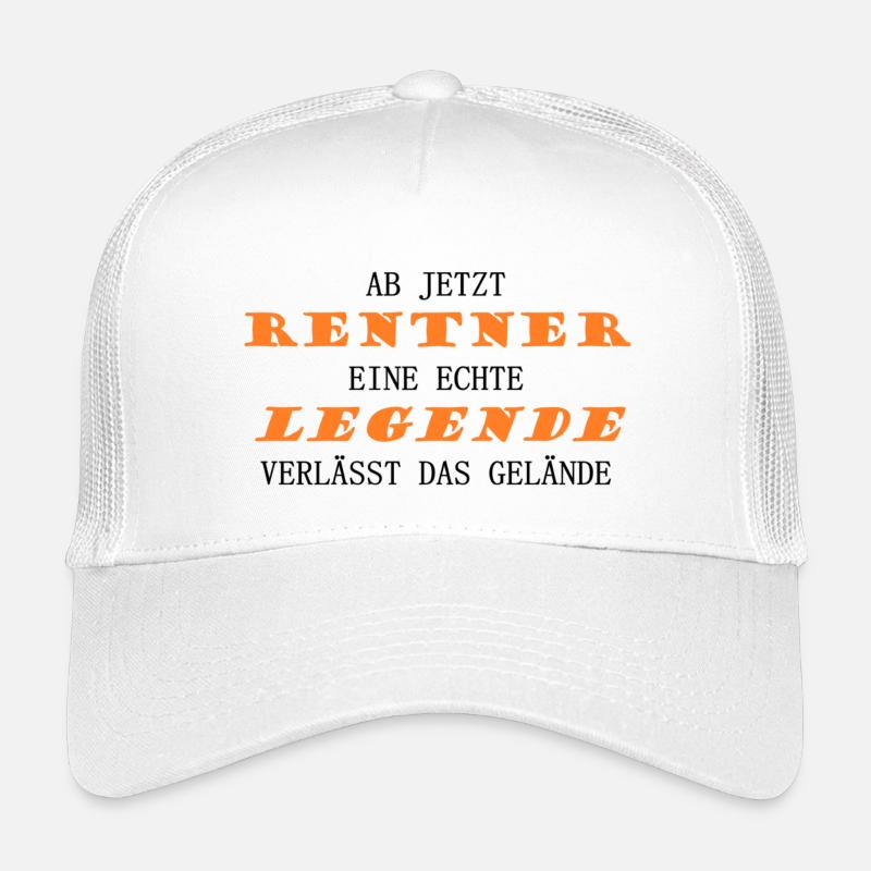 Rentner Legende - Kinder Trucker-Cap - Weiß
