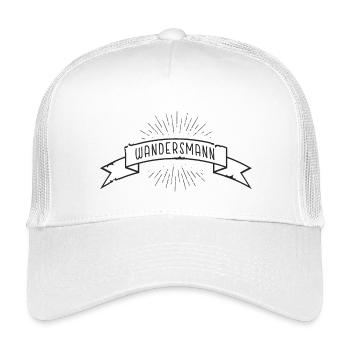 Wandersmann banderole bow with beams - Kids’ Trucker Cap - white - Front