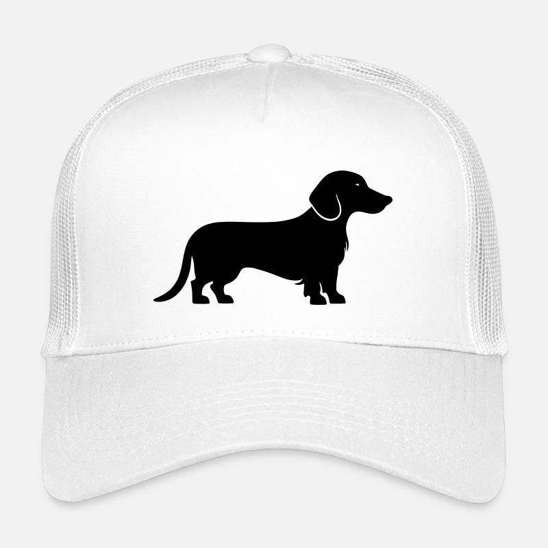 Dachshund Dackel - Kinder Trucker-Cap - Weiß
