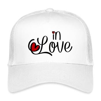 Verliebt - Kinder Trucker-Cap - Weiß - Vorne
