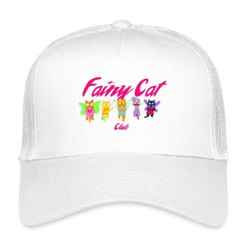 Feenkatzen-Club - Kinder Trucker-Cap - Weiß - Vorne