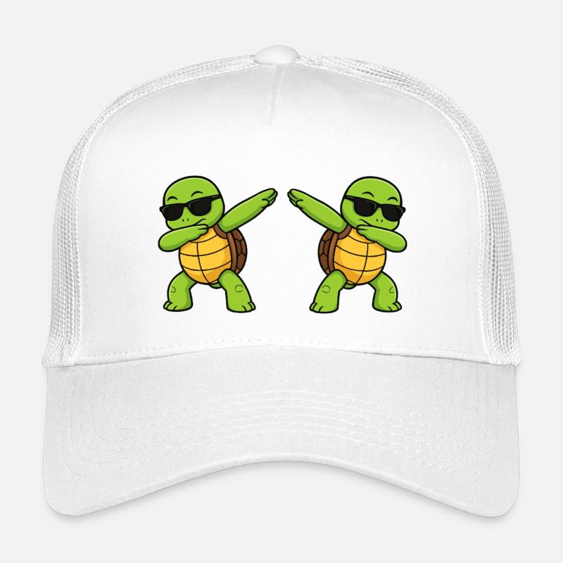 Dab turtle duo with sunglasses Kids’ Trucker Cap