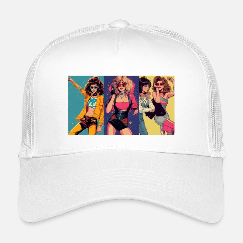 Coole Frau - Kinder Trucker-Cap - Weiß