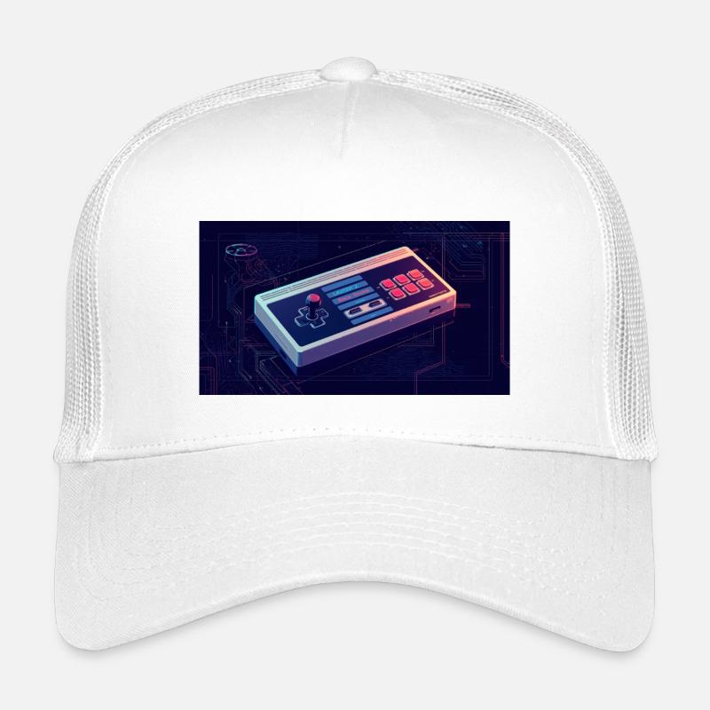 Console 80 - Casquette trucker enfant - blanc