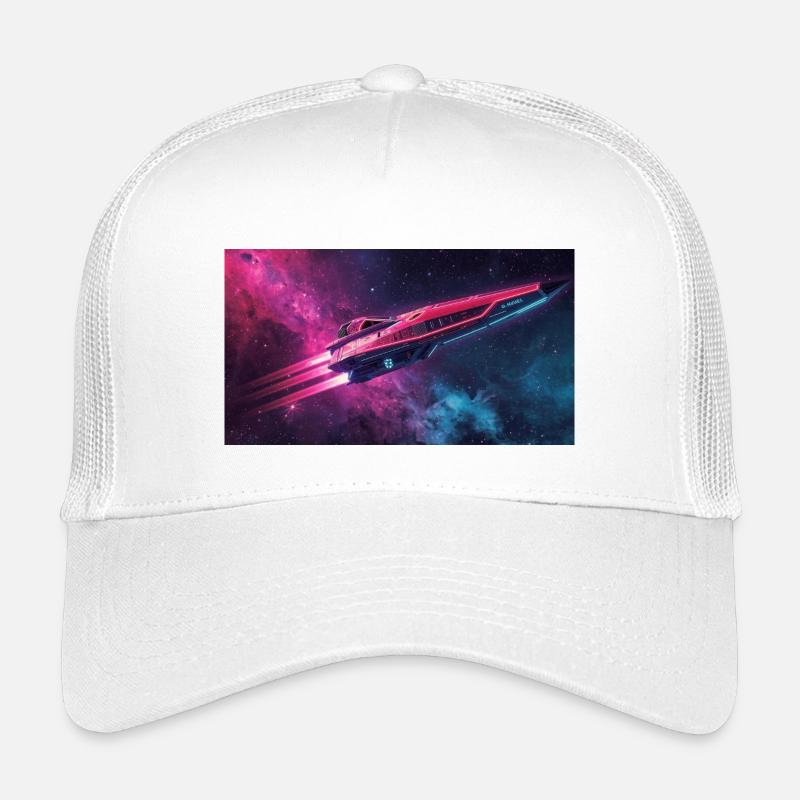 astronef - Casquette trucker enfant - blanc