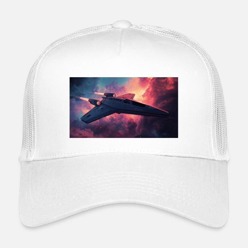 Raumschiff - Kinder Trucker-Cap - Weiß